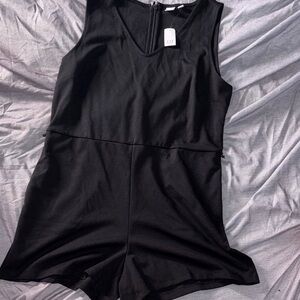 GAP Black V-Neck Romper